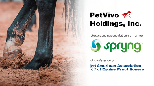 PetVivo Holdings, Inc. exhibits at American Association of Equine Practitioners Conference in Nashville, TN